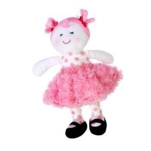 Baby Starters Plush Snuggle Buddy Baby Doll, Polka Dot Marisa